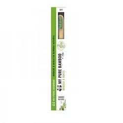 DENTI SMILE MY PURE BROSSE A DENTS BAMBOU MED VERT