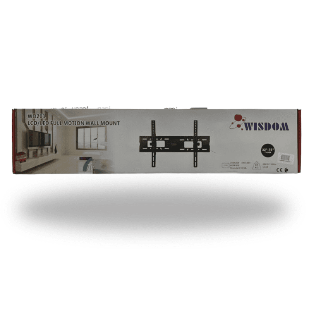 WD201 32-75 LCD/LED FULL MOTION WALL MOUNT WISDOM