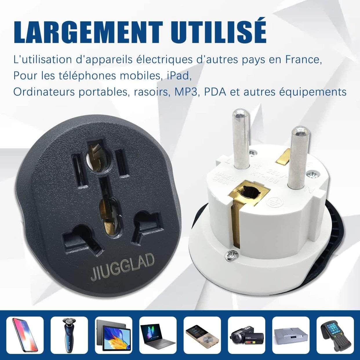 Adaptateur Prise Universel  Haute Qualité
