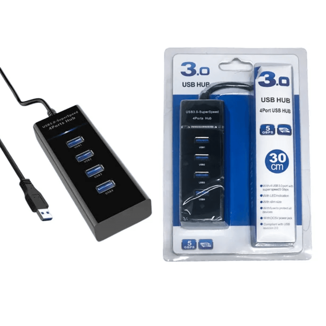 HUB USB 3.0 Adaptateur 4 Ports de Haute Vitesse