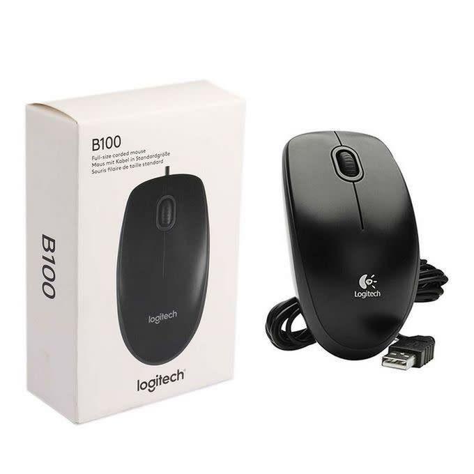 Logitech B100 Optical USB Wired Mouse