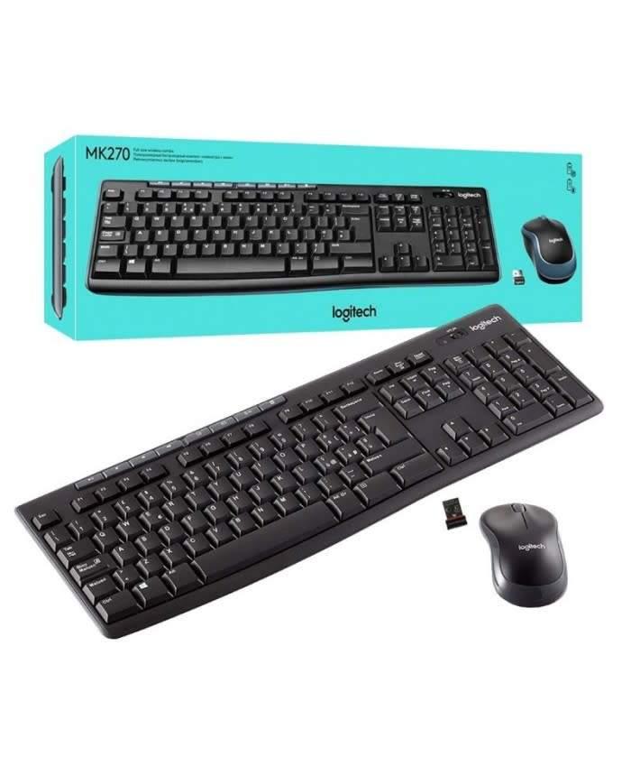 Logitech MK270 Wireless Keyboard and Mouse Combo