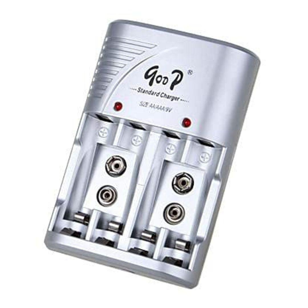 Europe Standard Battery Charger Adapter Silve