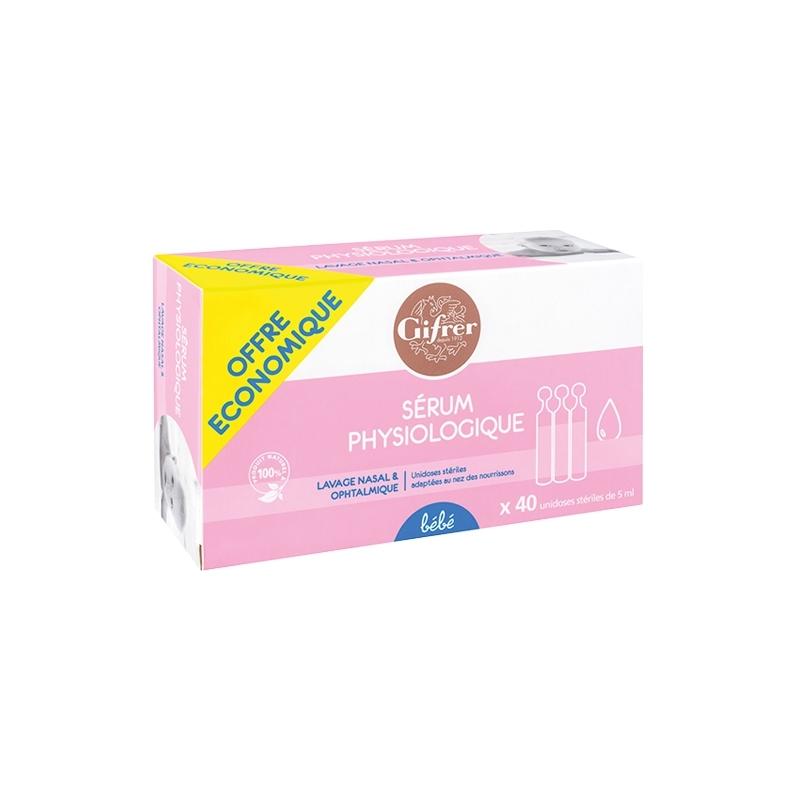 Gifrer Serum Physiologique 40 Unidoses 5ml