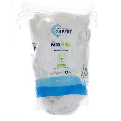 Gilbert Pads Bio Rectangles De Coton Boite De 180