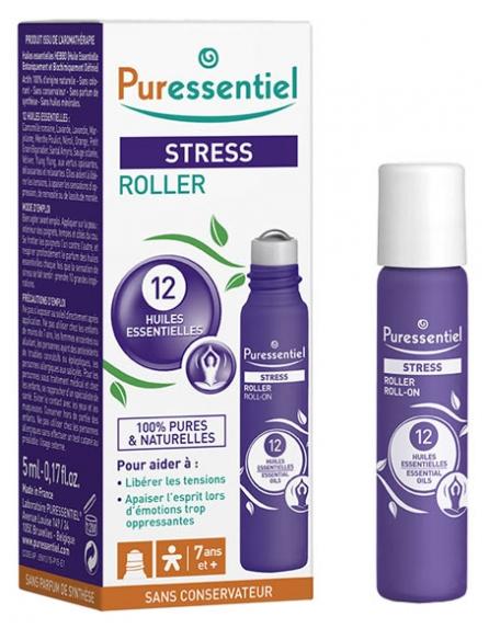 Puressentiel Stress Roller Aux 12 Huiles Essentielles 5ml