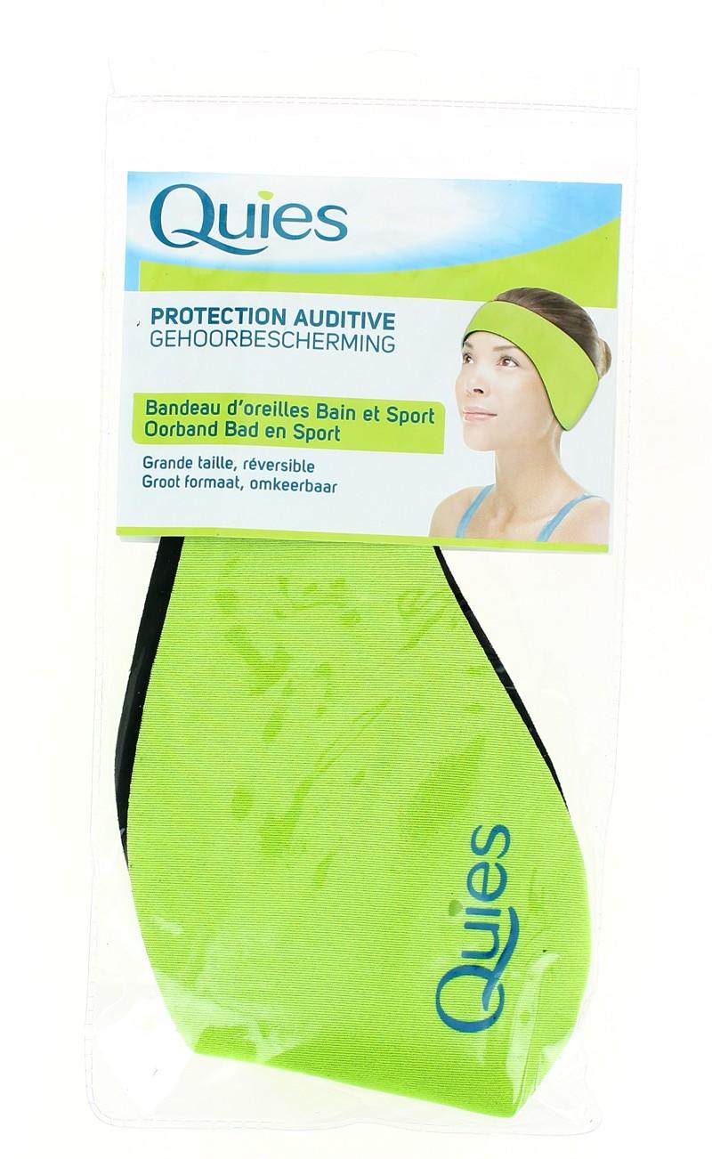 Quies Bandeau D'oreilles Bain Et Sport Grande Taille 58cm