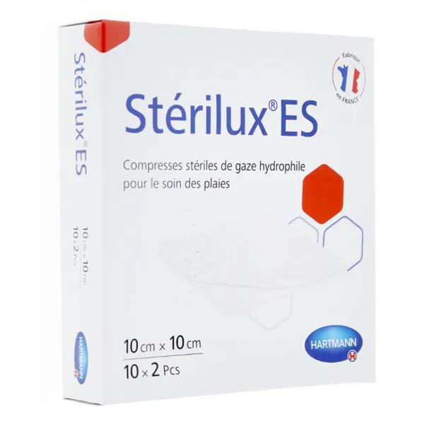 Hartmann Sterilux Compresse 10cm*10cm Boite De 20