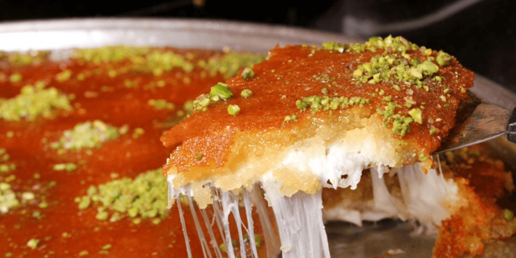 كنافة نابلسية ناعمة بالجبنة