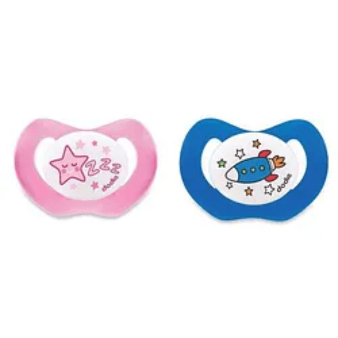 DODIE SUCETTE ANATOMIQUE NUIT COEUR POISSON +6MOIS REFERENCE NA17