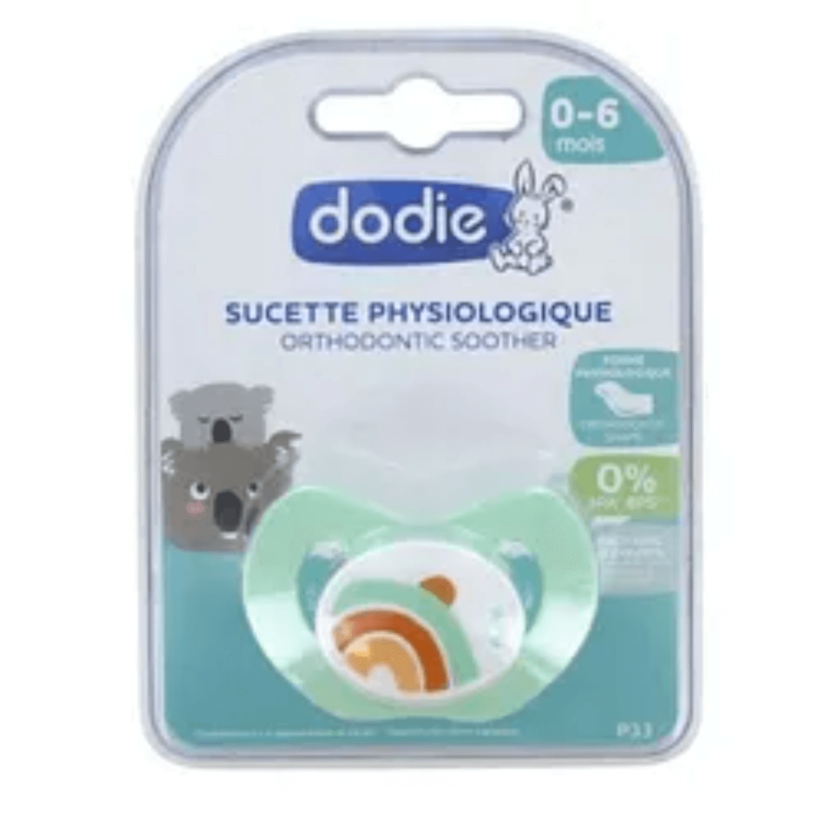 DODIE SUCETTE PHYSIOLOGIQUE JE SERAI PRINCESSE JE SERAI PIRATE 0-6MOIS REFERENCE NP33