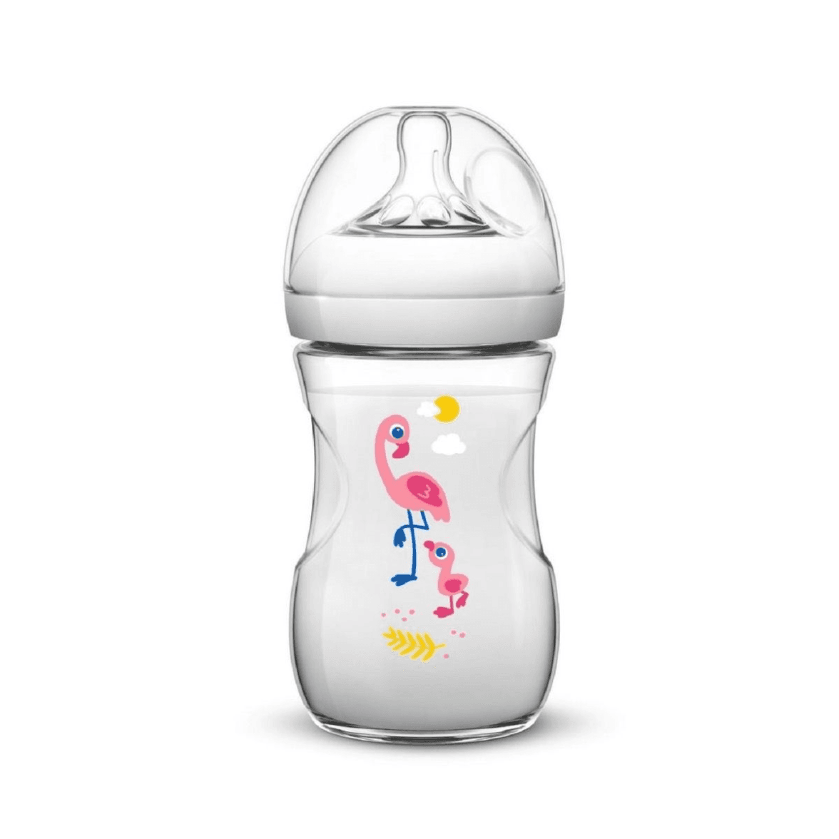 AVENT BIBERON NATUREL FLAMINGO 260ML