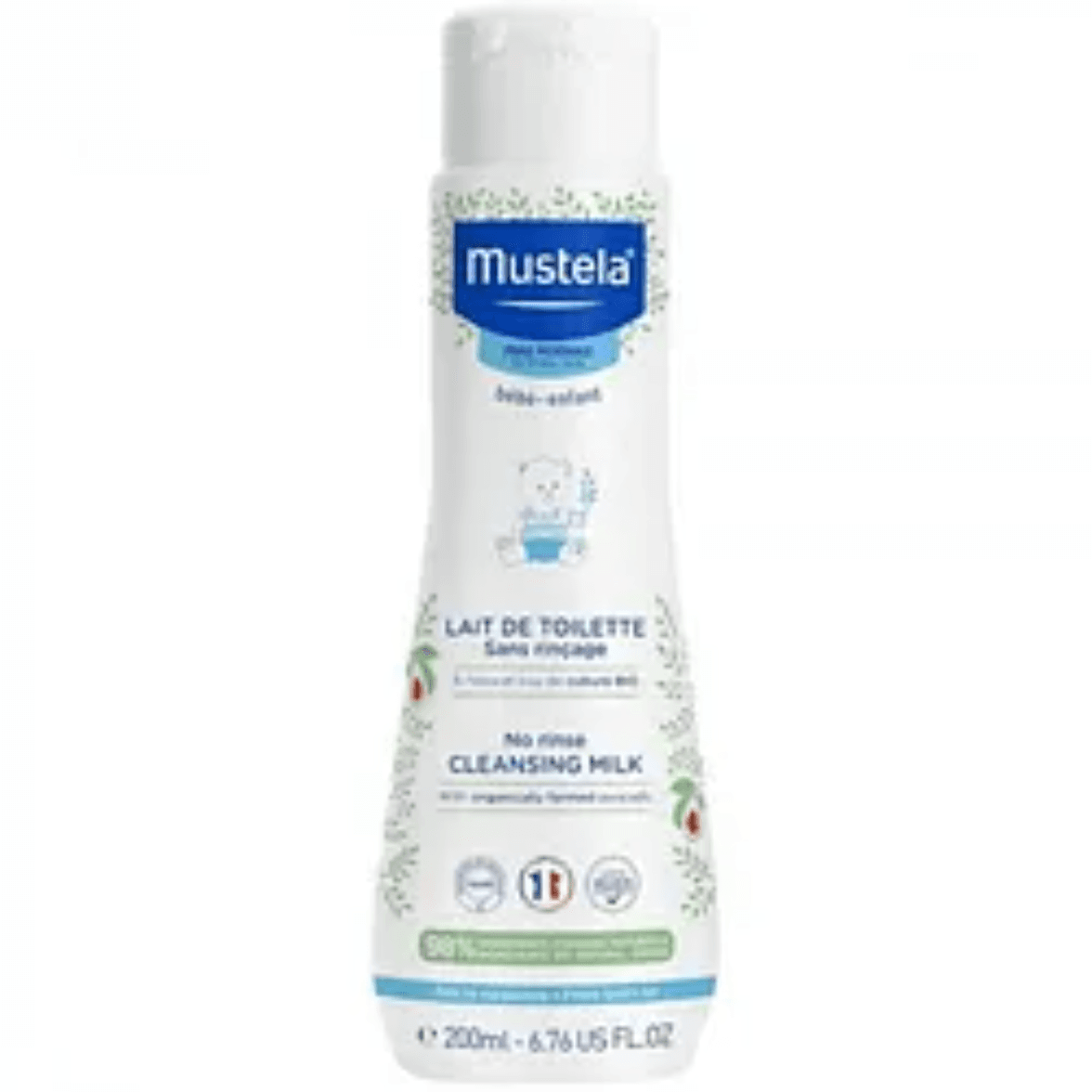 MUSTELA LAIT DE TOILETTE SANS RINCAGE A L'AVOCAT PEAU NORMALE 200ML