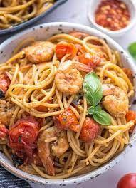 Prawn & Cherry Tomato Spaghetti