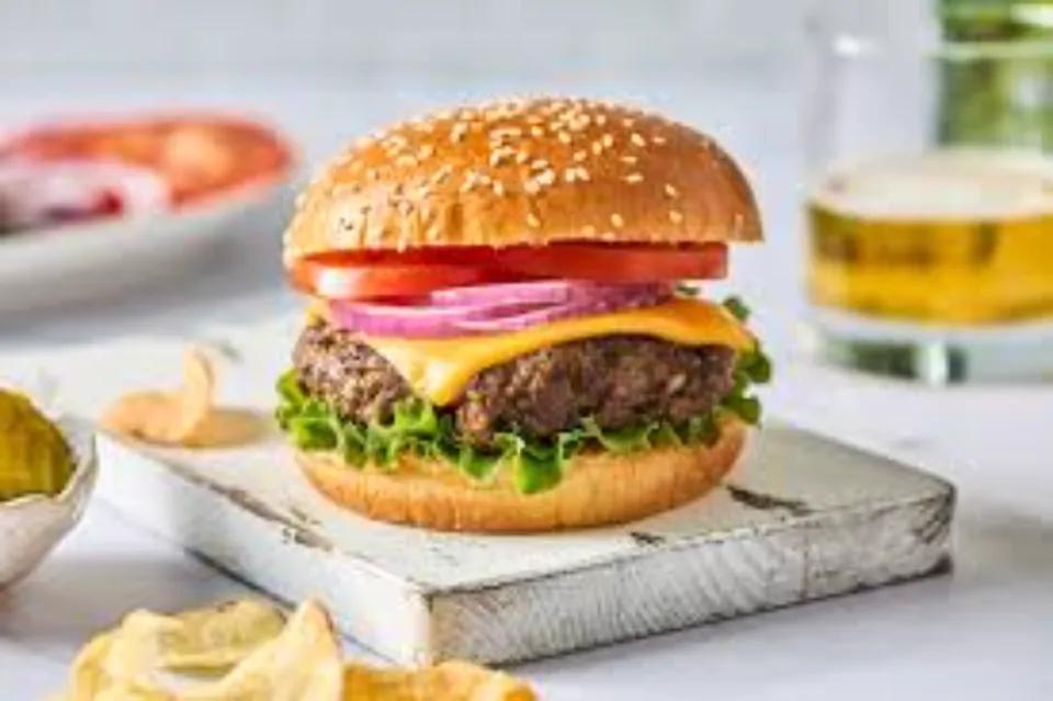 Beef cheese burger
