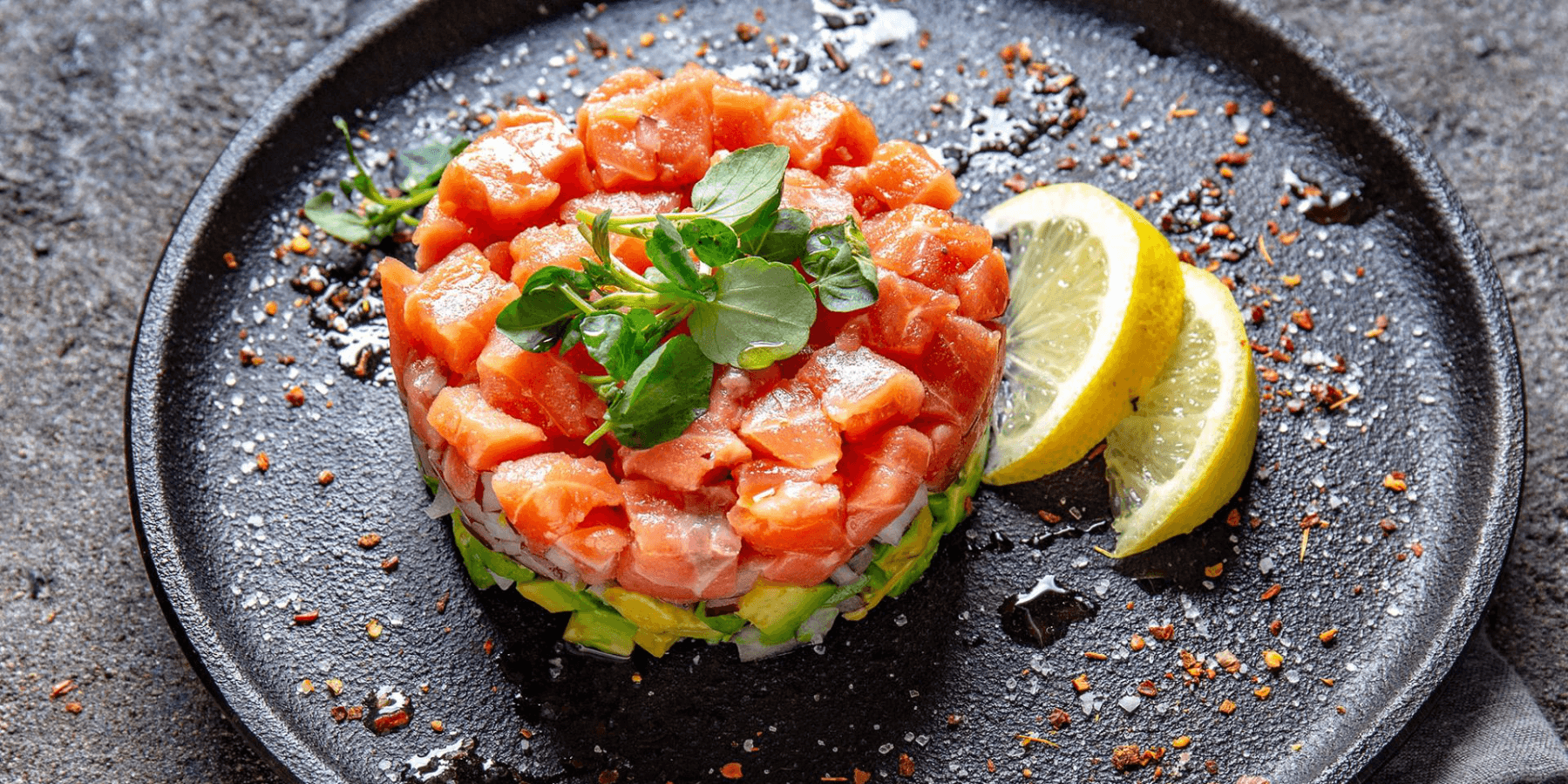 Tartare Mixte ( Saumon,Thon,Aocat )