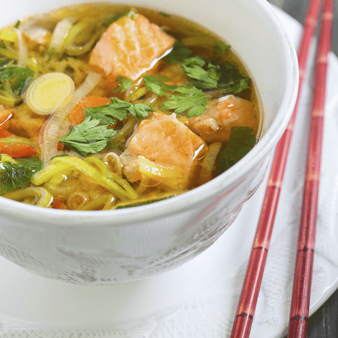 Soupe Miso Saumon
