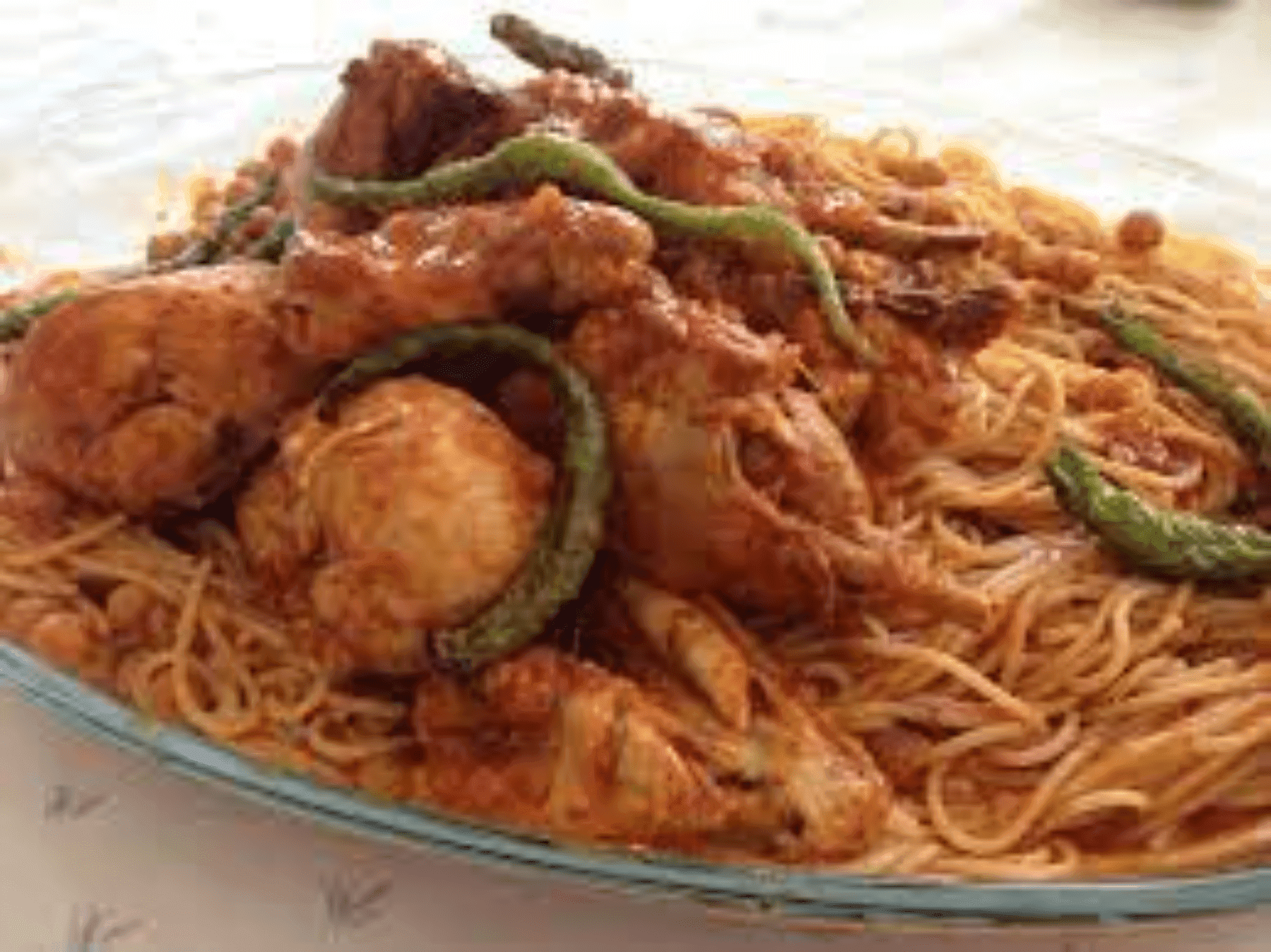 Spaghetti au Poulet