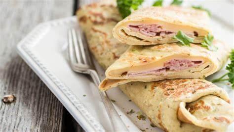 Crêpe Poulet Et Champignons