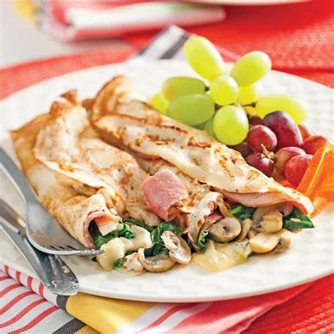 Crêpe à La Dinde Fumée