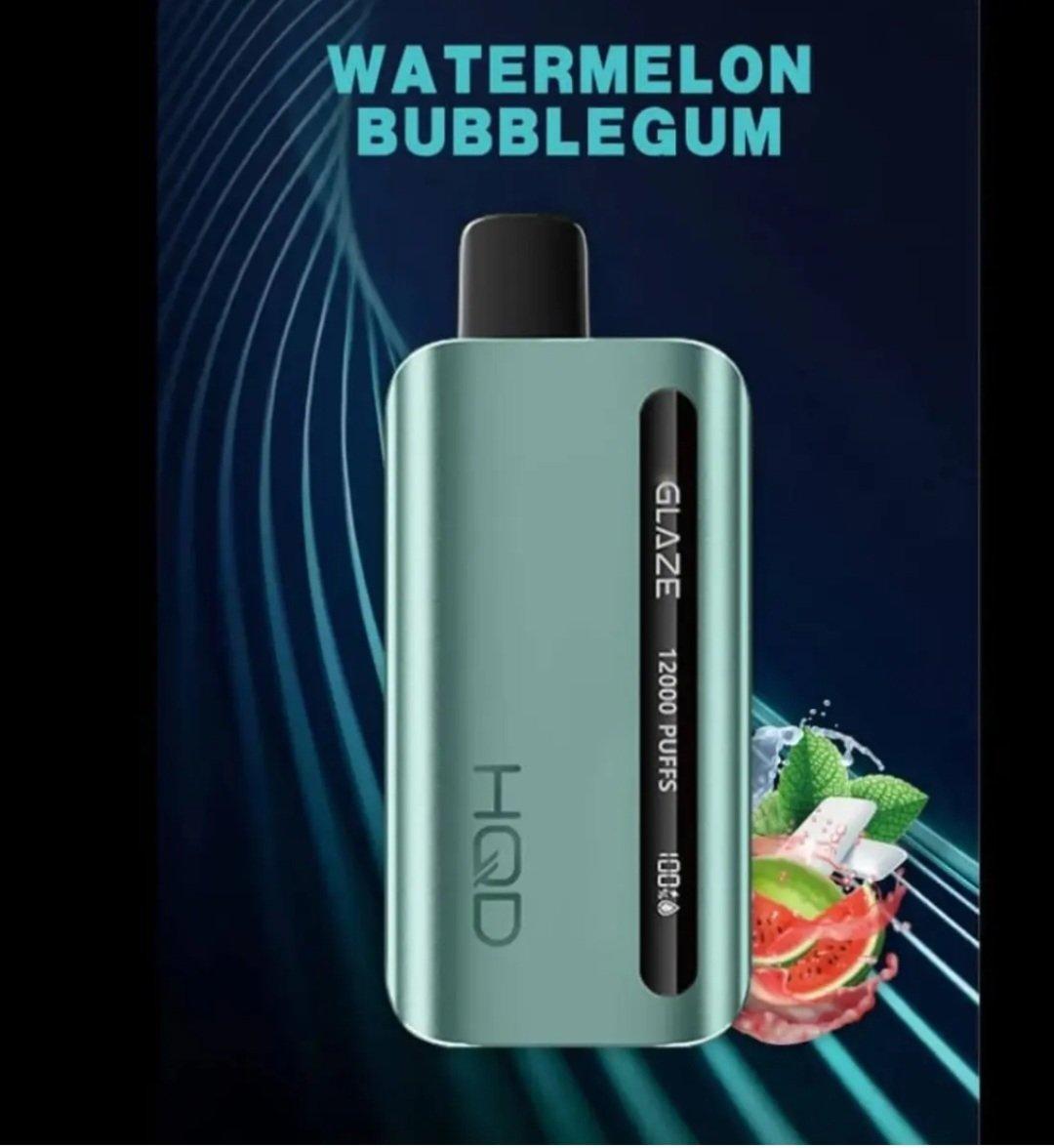 HQD WATERMELON BUBBLEGUM 12000 PUFFS 5%