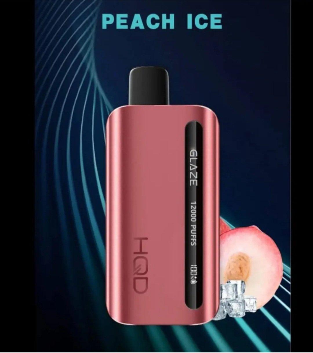 HQD PEACH ICE 12000 PUFFS 5%