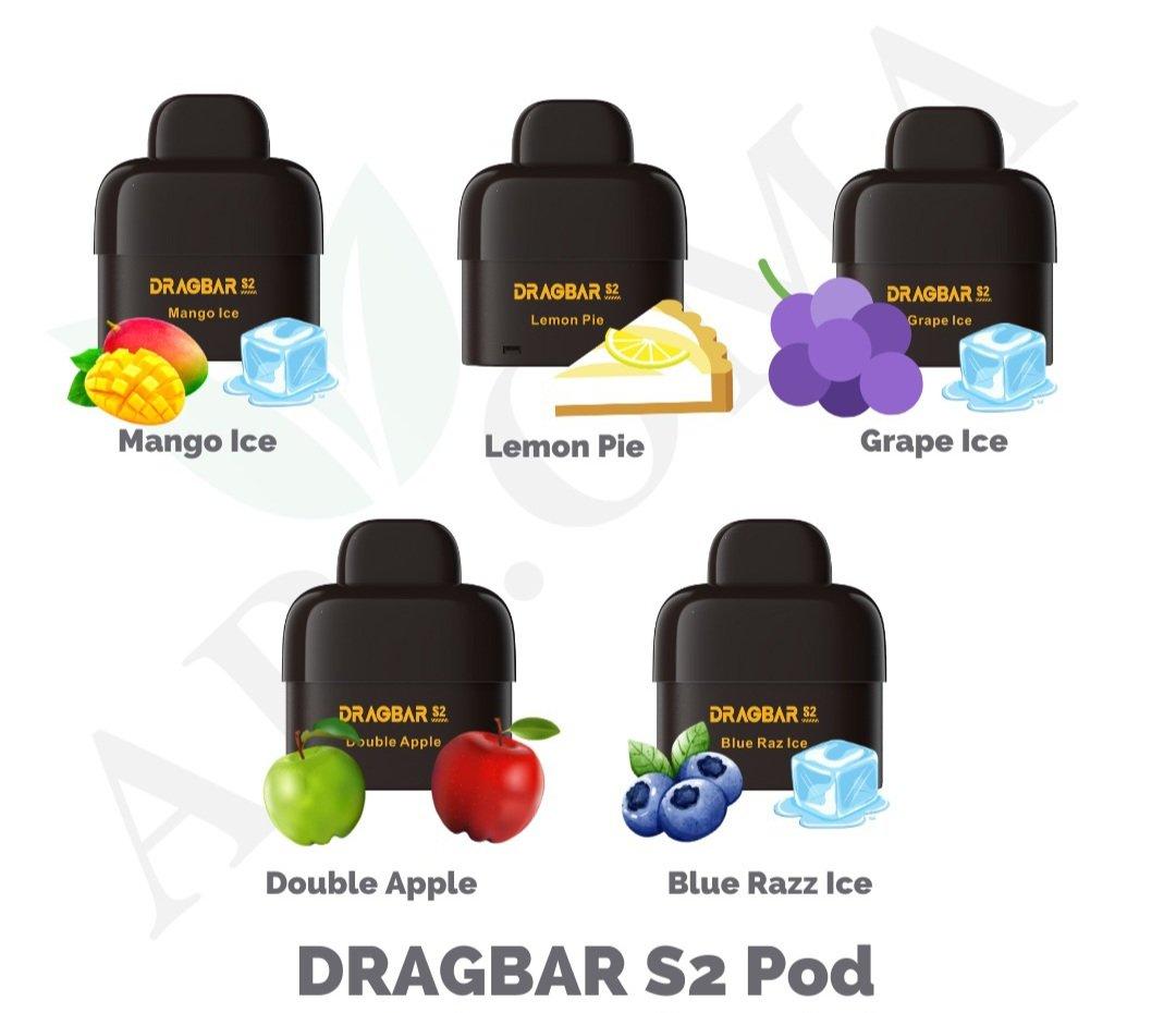 DRAGBAR S2 POD WATERMELON ICE 6000 PUFFS 5%