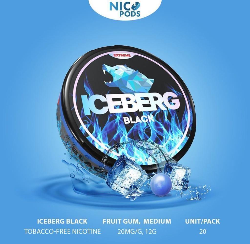 BLACK ICEBERG MEDIUM SNUS