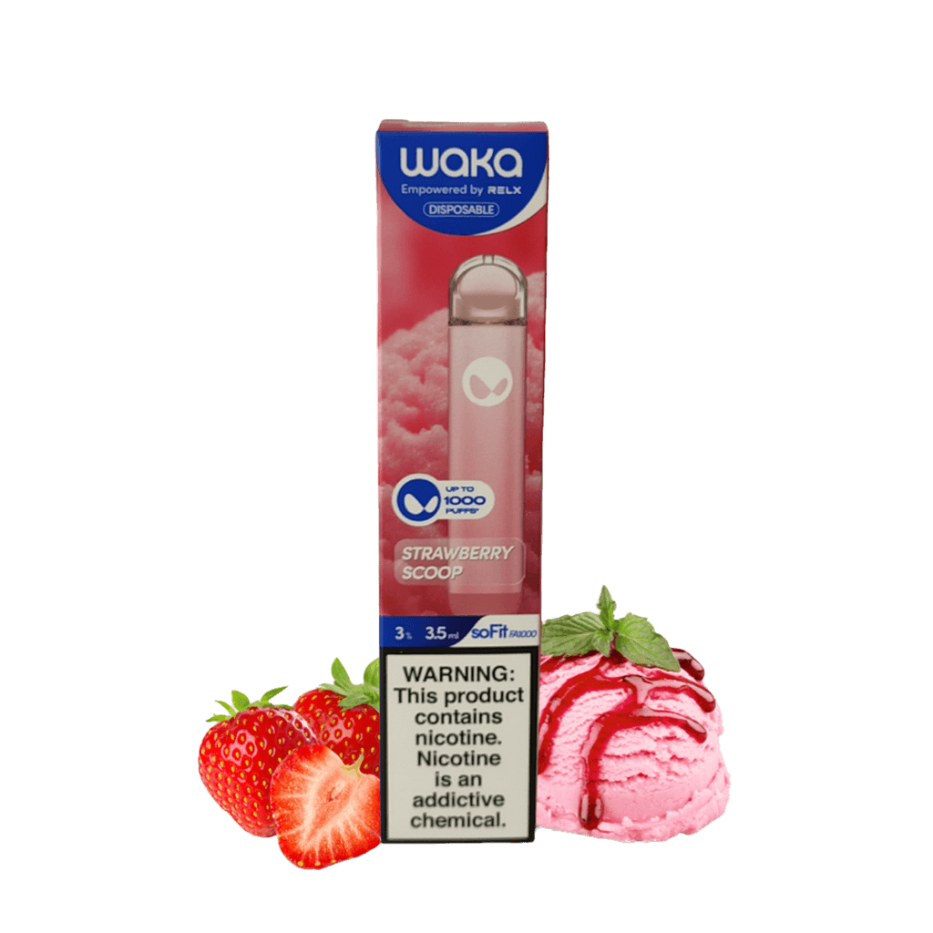 WAKA 1000 STRAWBERRY SCOOP 3%