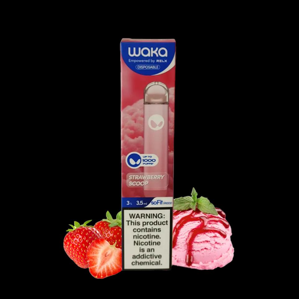 WAKA 1000 STRAWBERRY SCOOP 3%