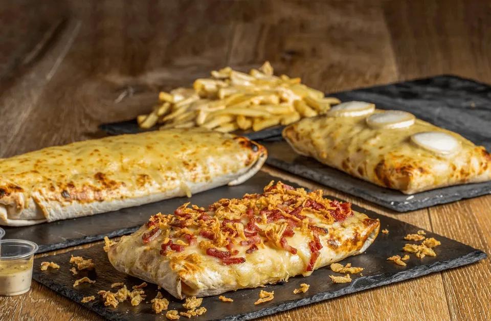 Tacos viande hachée gratiné