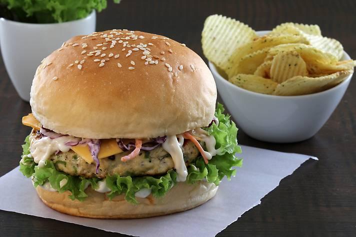 Double Chesse Chicken Burger