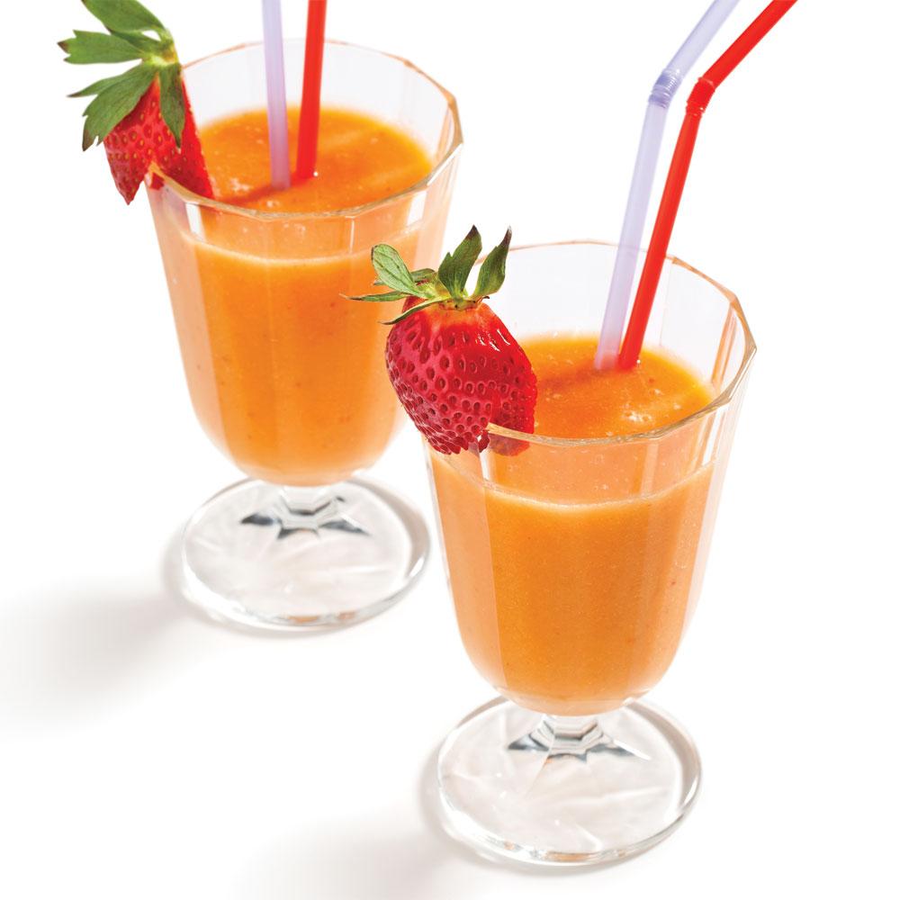 Jus de pêche Orange