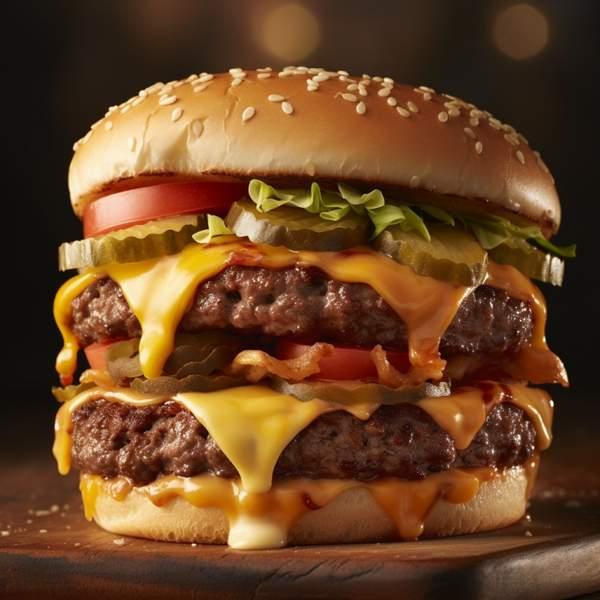Double cheese burger