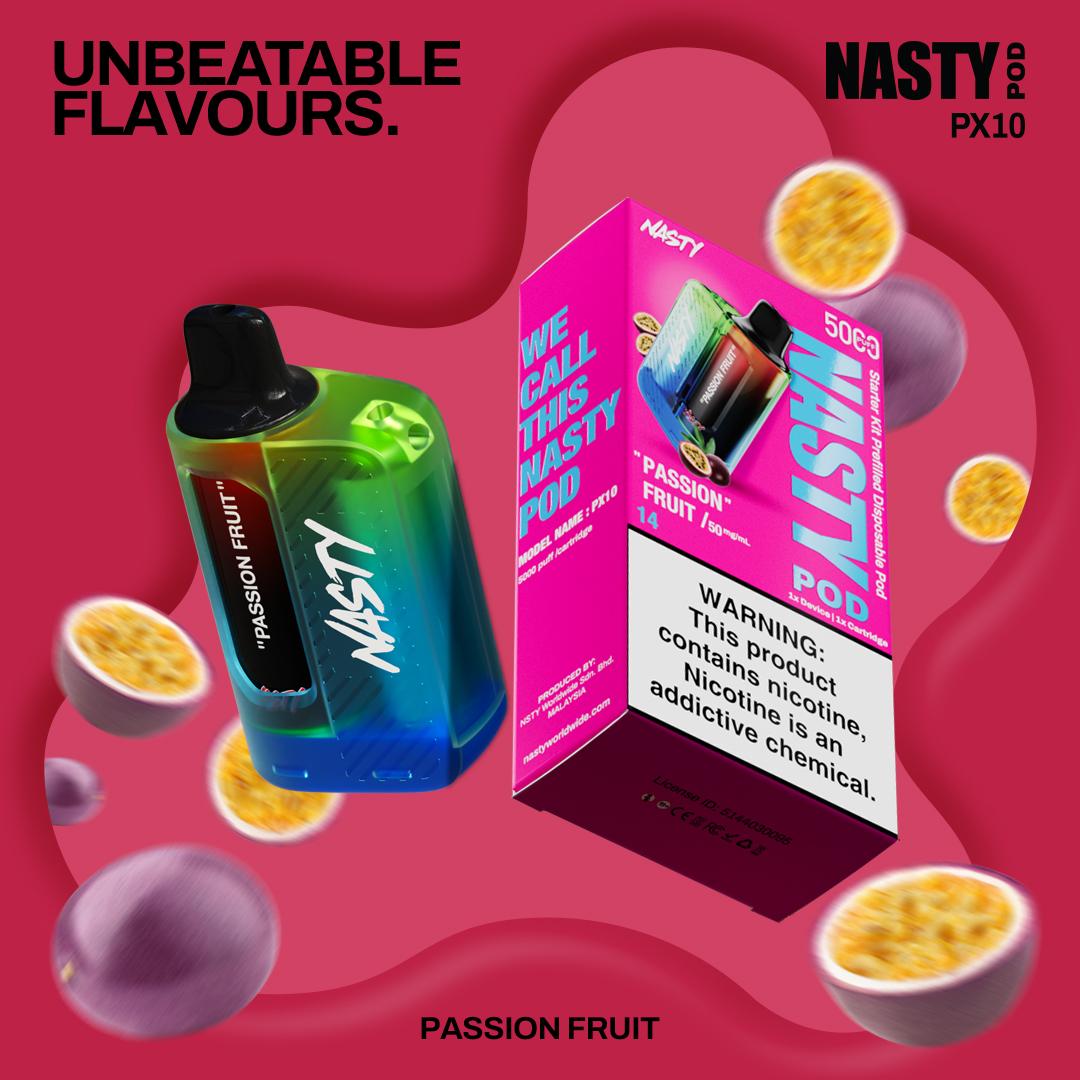 Nasty PX10 Starter Kit- Passion Fruit 5%