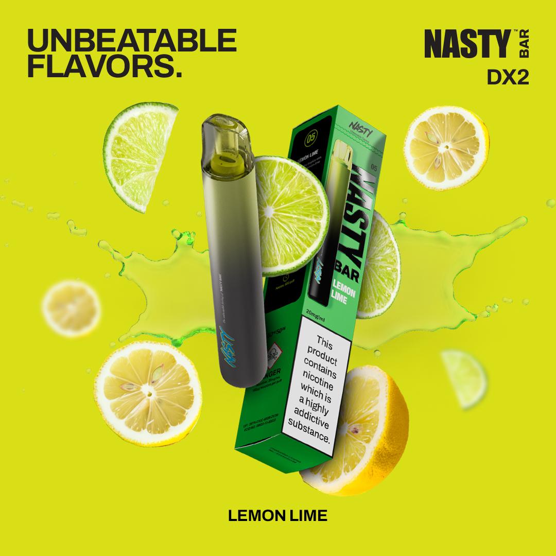 Nasty DX2- Lemon Lime 2%