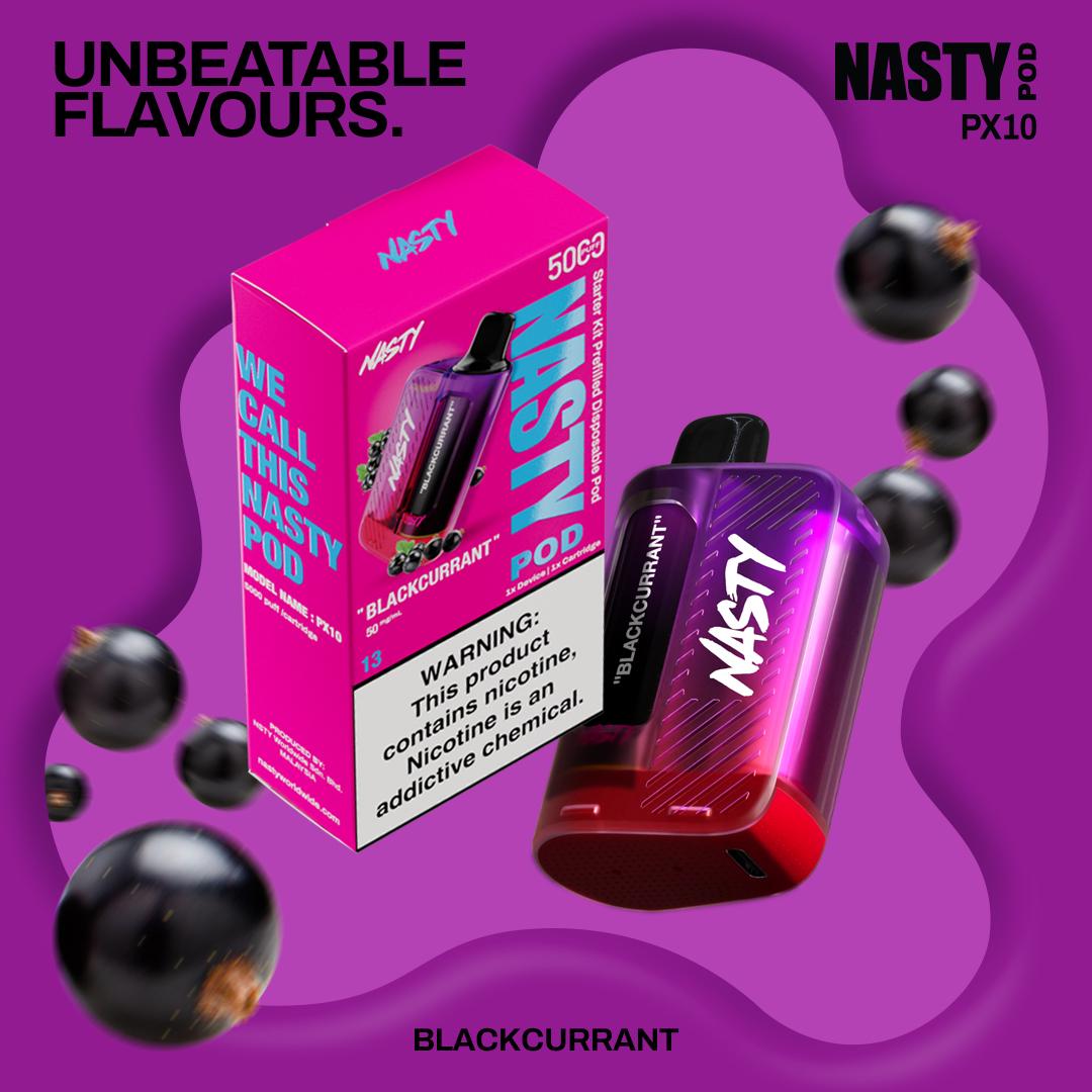Nasty PX10 Starter Kit- Blackcurrant 5%