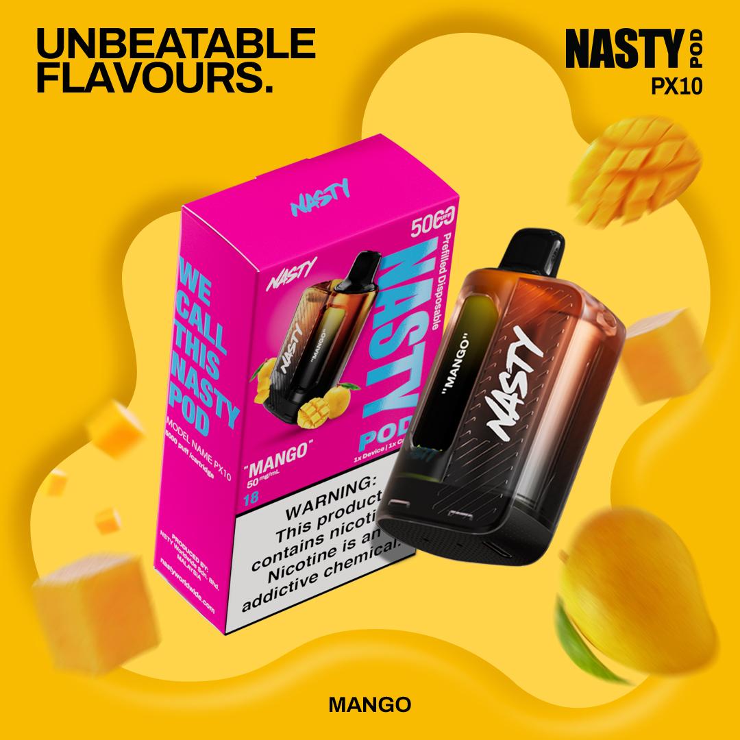 Nasty PX10 Starter Kit- Mango 5%
