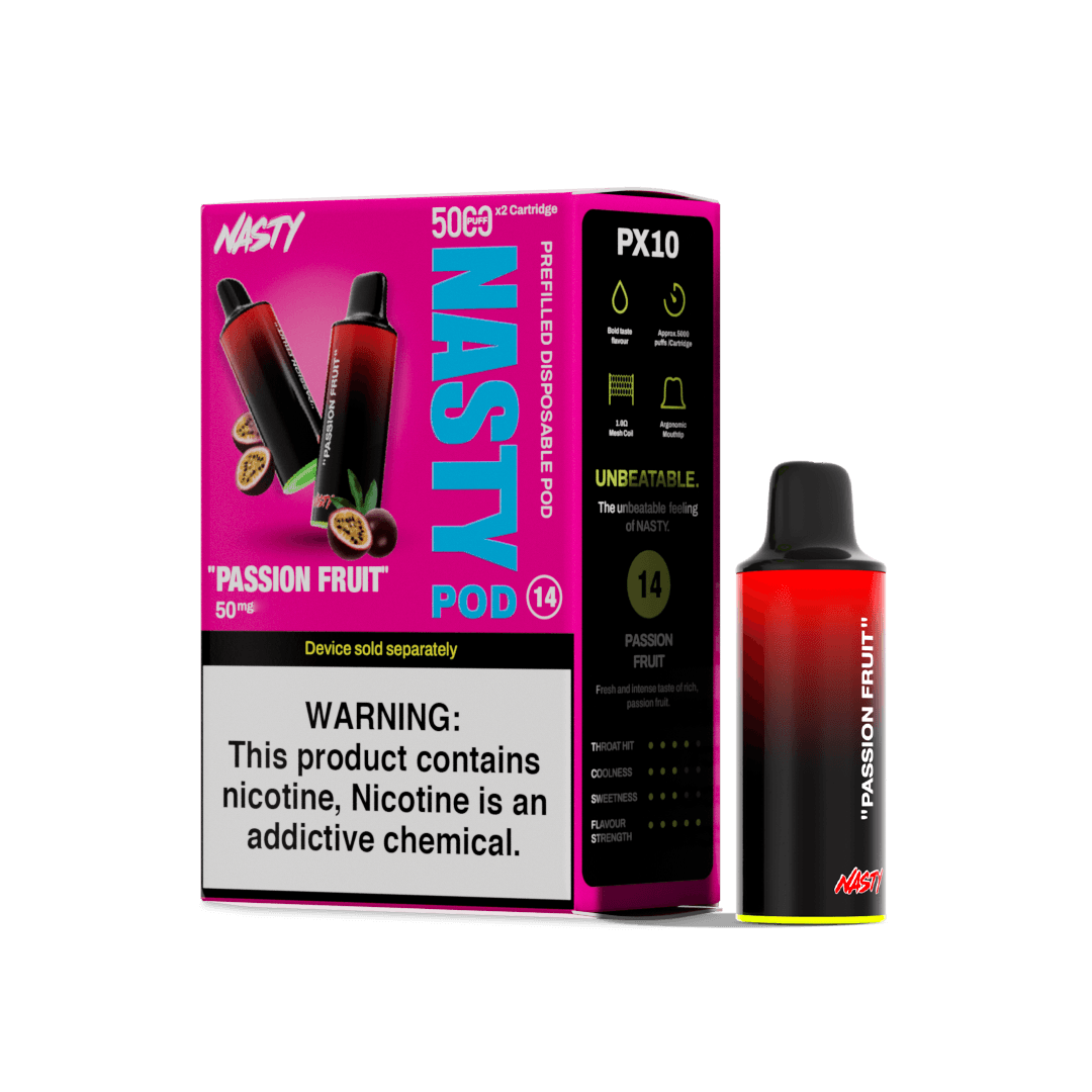 Nasty PX10 Pods 5000 Puffs- Passion Fruit