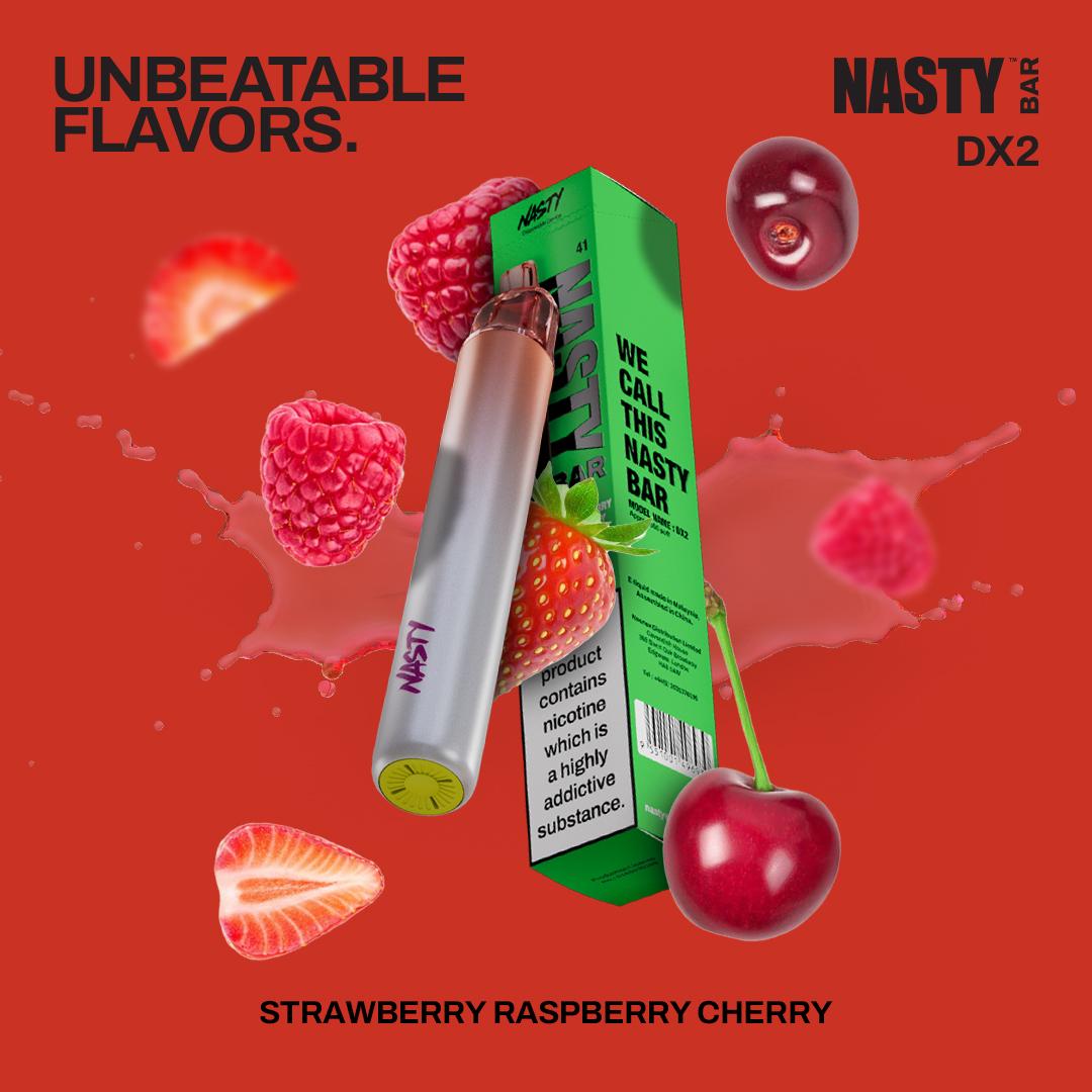 Nasty DX2- Strawberry Raspberry Cherry 2%