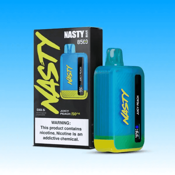 Nasty 8500- Juicy Peach 2%