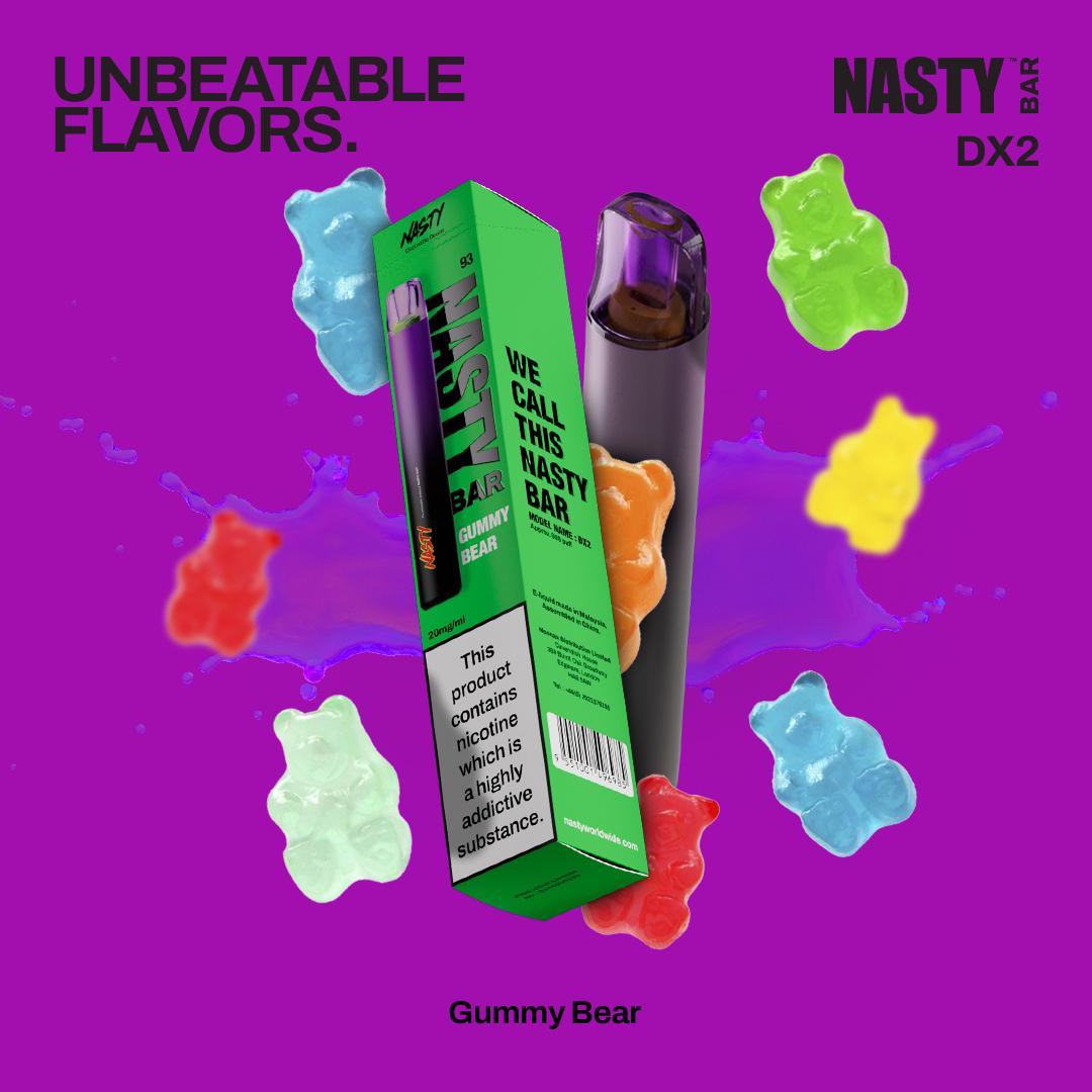 Nasty DX2- Gummy Bear 2%