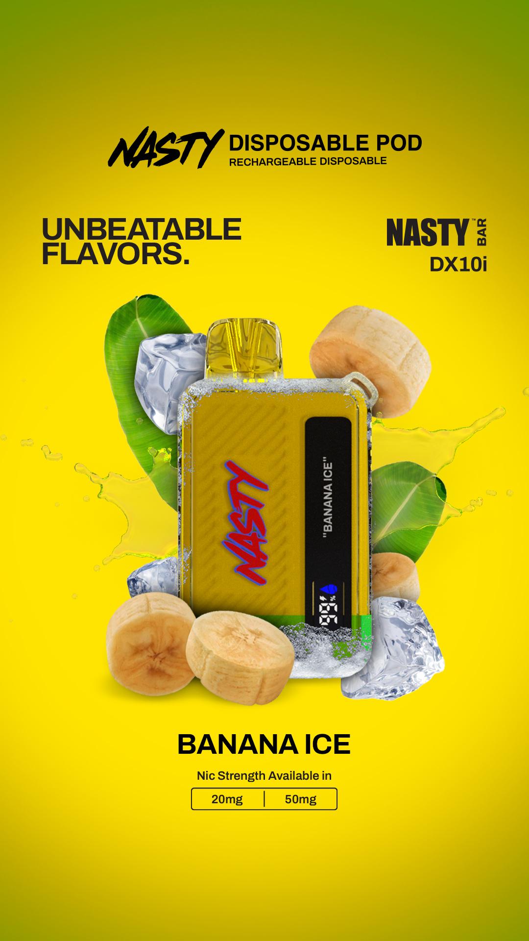 Nasty 10K- Banana Ice 5%