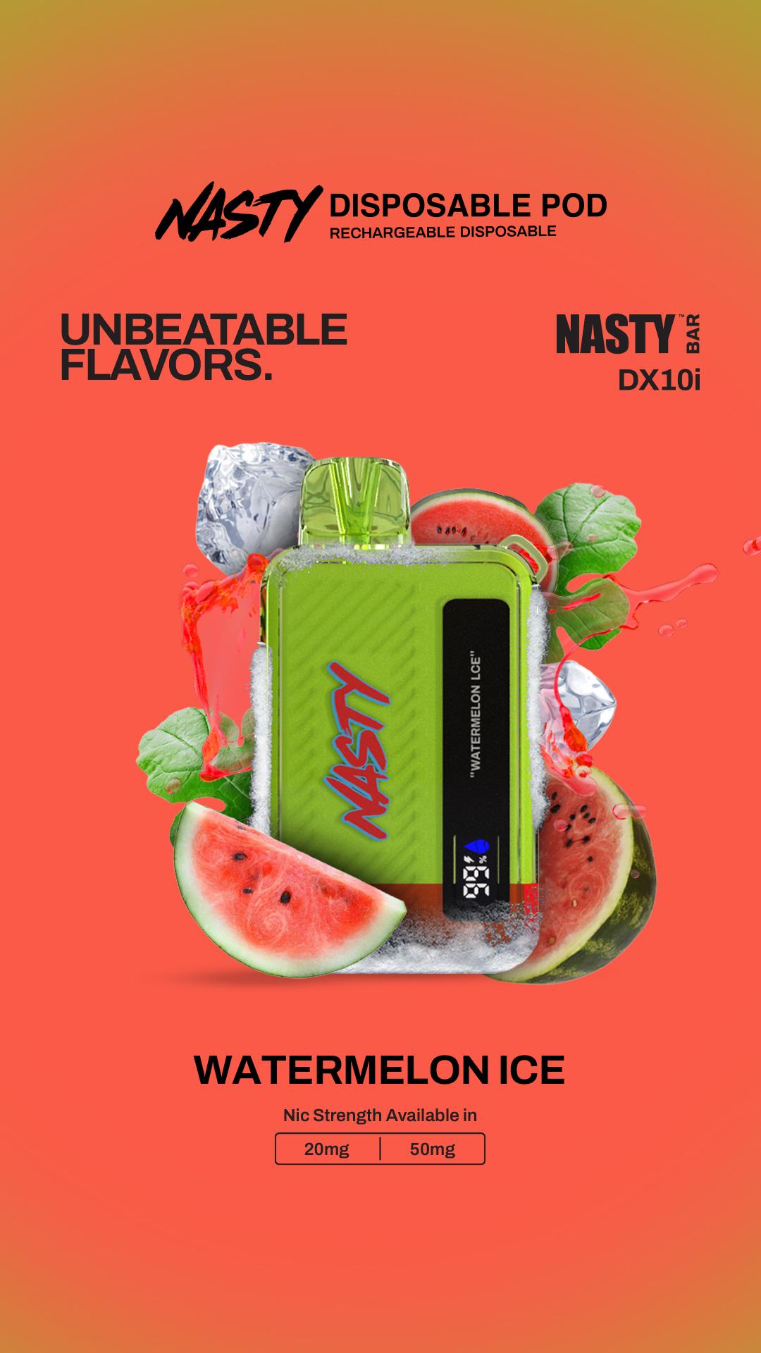 Nasty 10K- Watermelon Ice 5%