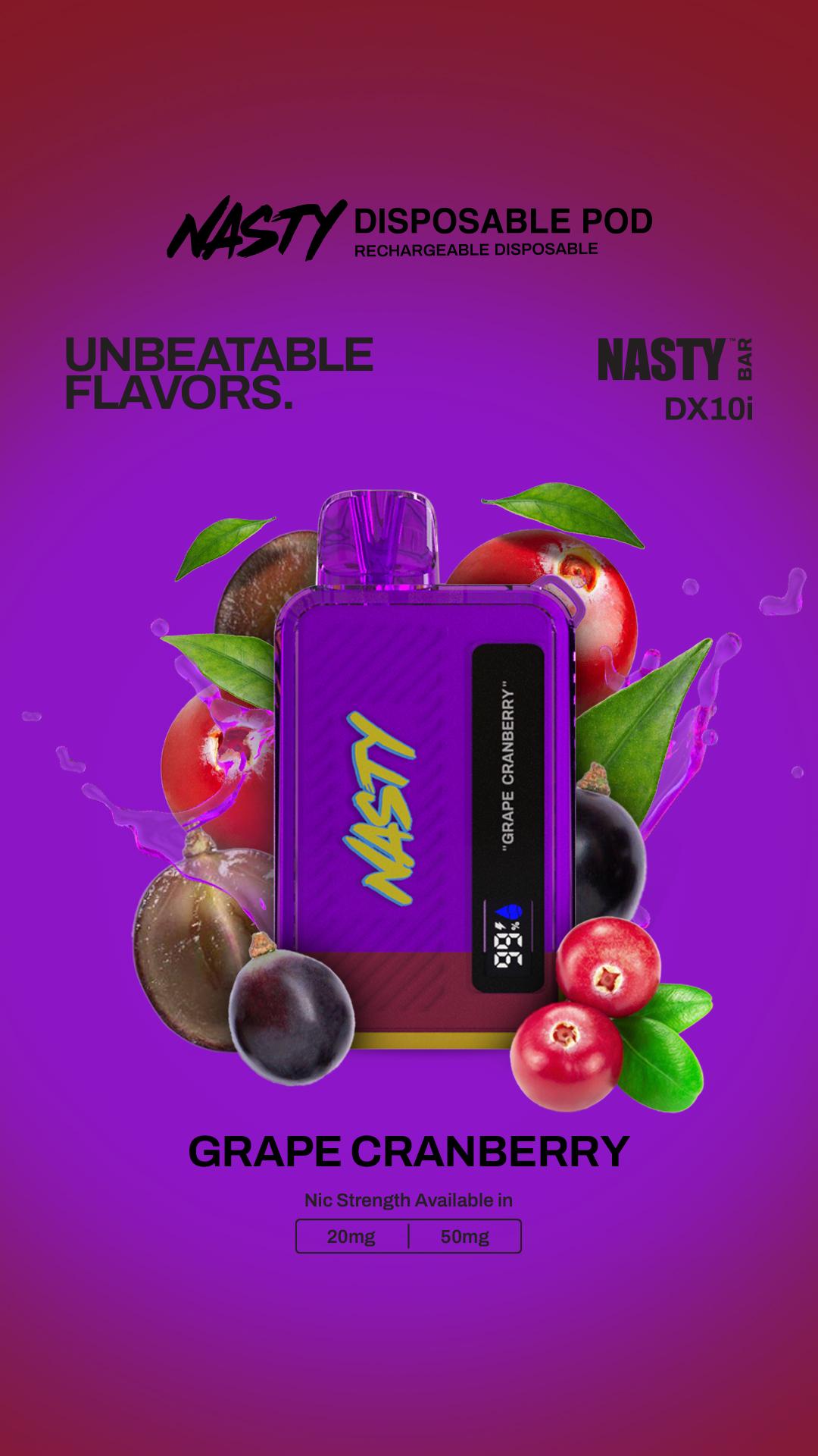 Nasty 10K- Grape Cranberry 5%