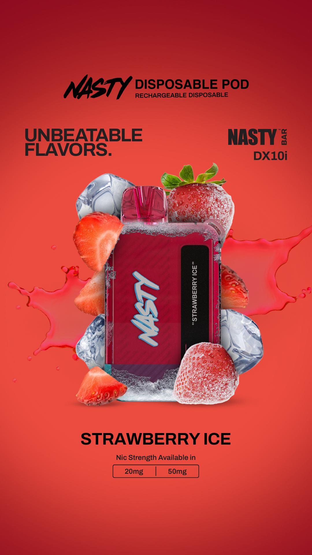 Nasty 10K- Strawberry Ice 5%