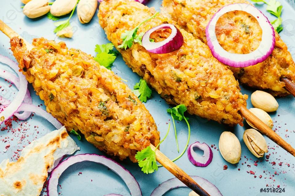 Plat kebab poulet