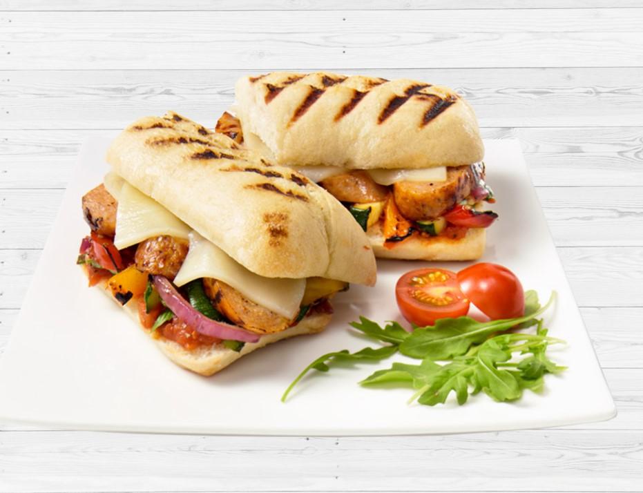 Panini Poulet Et Champignons