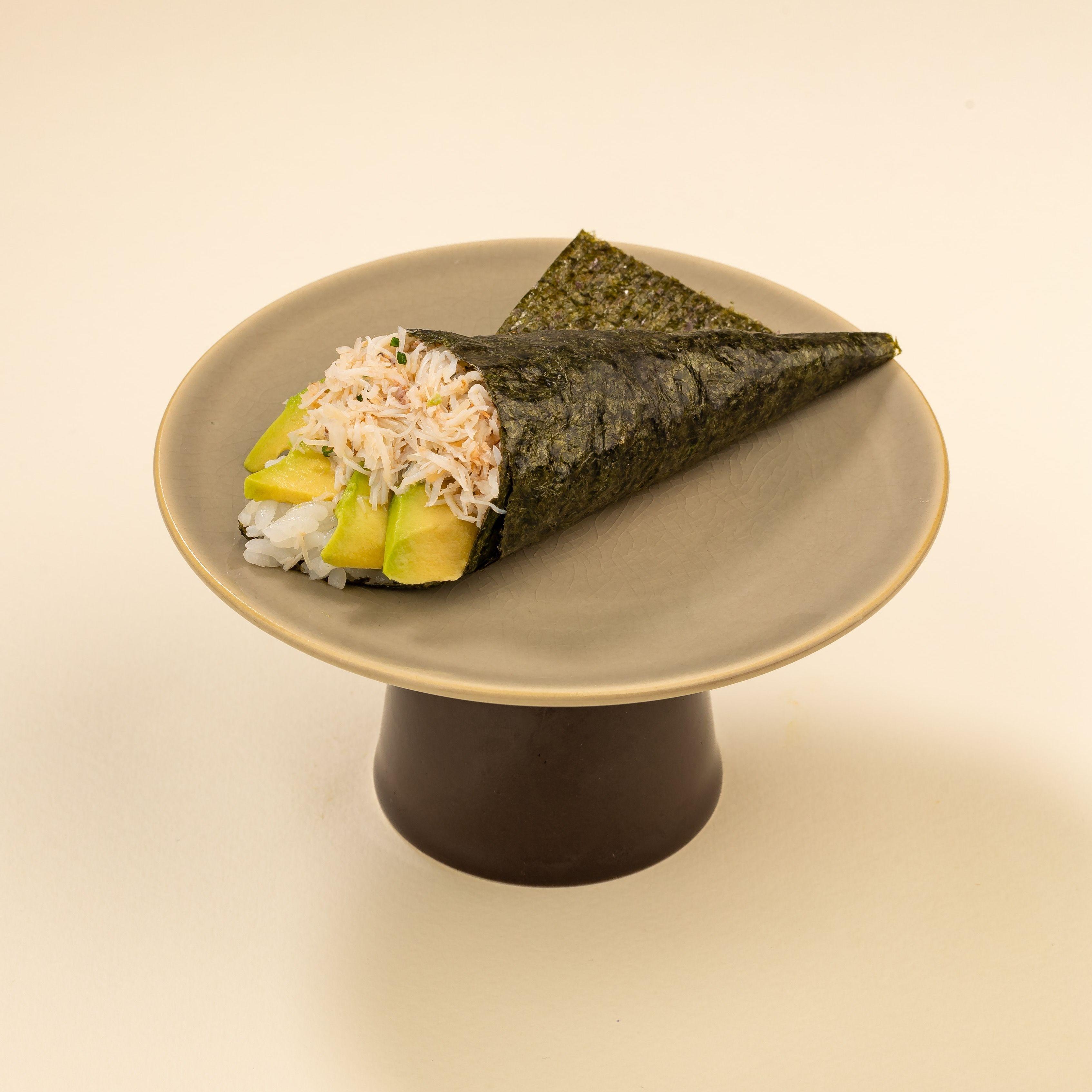 Temaki crabe avocat