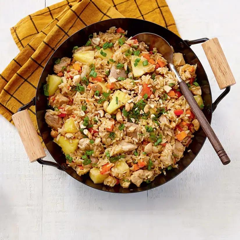 Wok Poulet Ananas